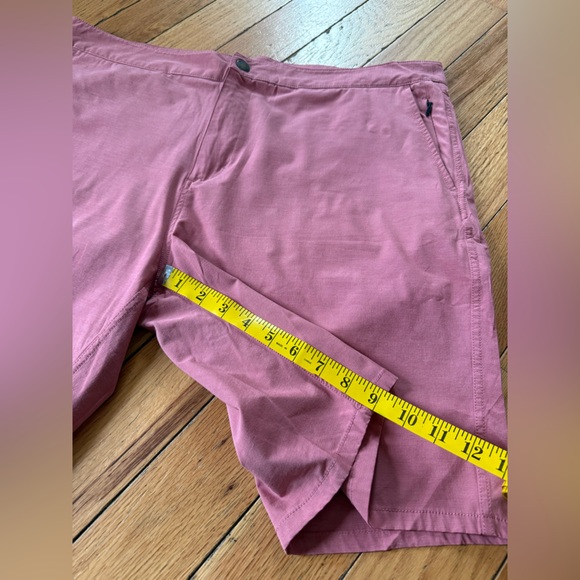 Johnnie-O Dawn 2 Dusk Hybrid Shorts Lightweight Pockets Malibu Red Men’s Size 38 - Picture 15 of 16
